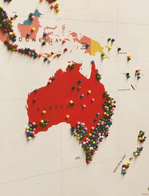 aussie map