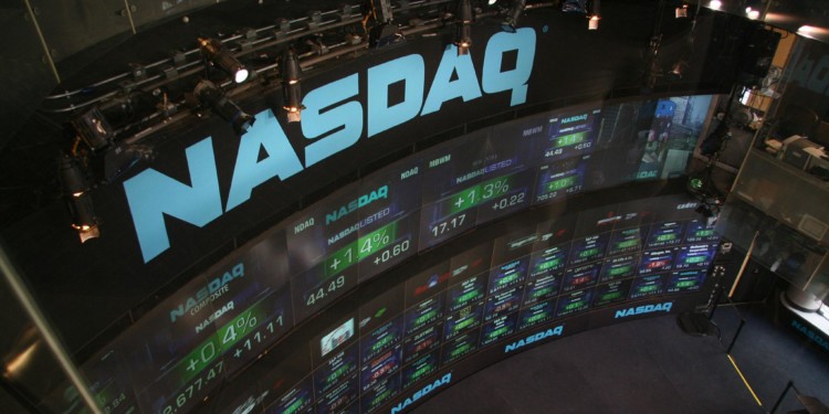 NASDAQ stock market display