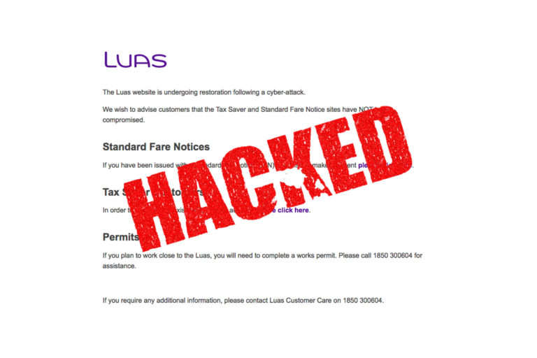 irish tram operator hacked for bitcoin ransom