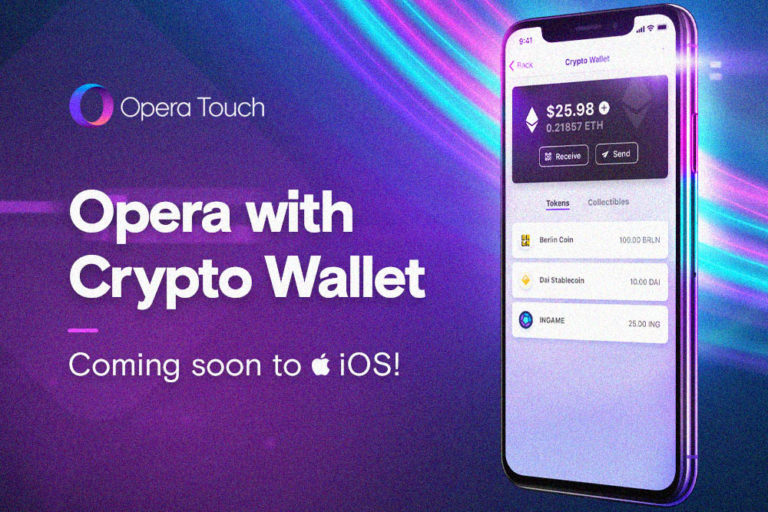 opera launching crypto wallet equipped browser for iOS