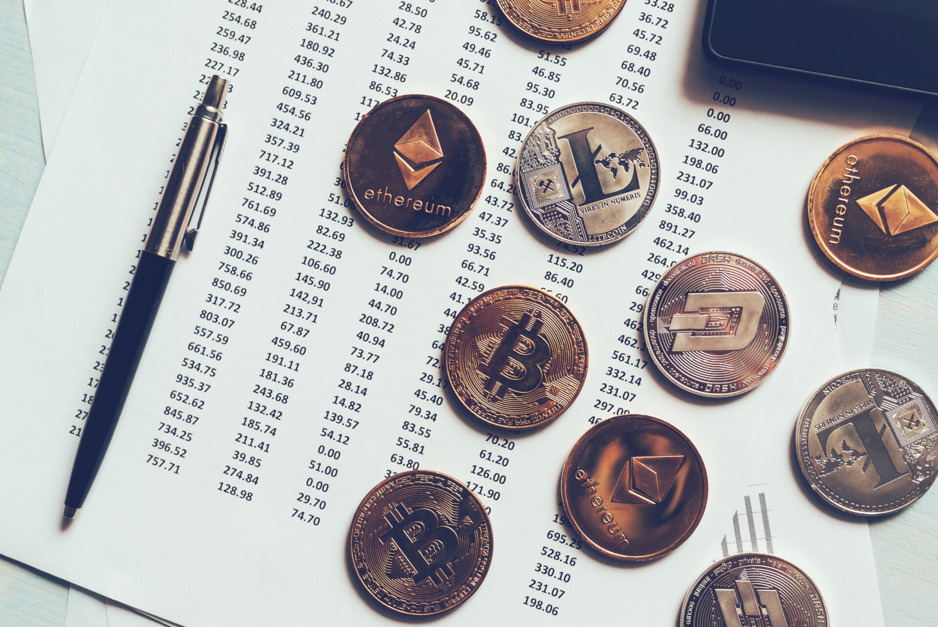 cryptocurrency coins with exchange rate table PHCU3TX scaled