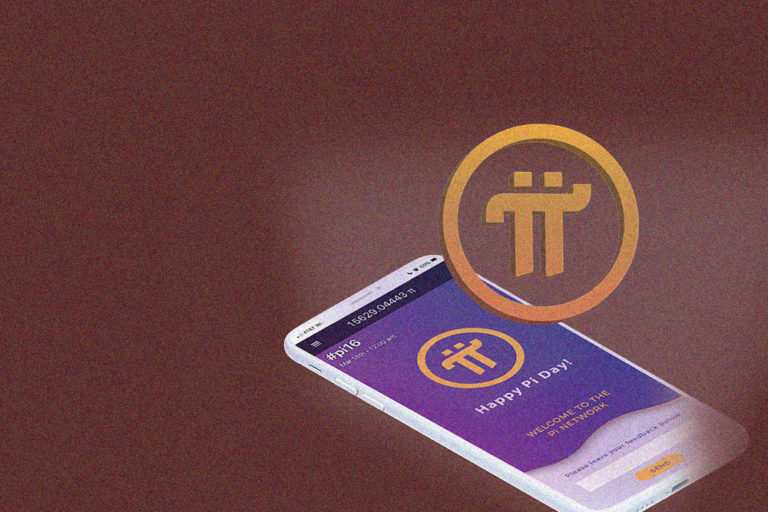 Pi the first with cryptocurrency mining on mobile concept
