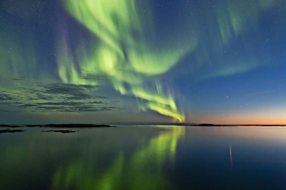 Aurora and sunset e1572893054366