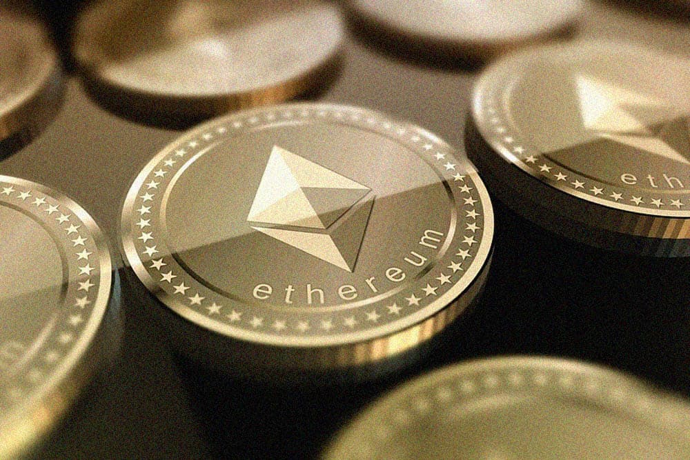 Цена Ethereum показала небольшой рост в выходные дни