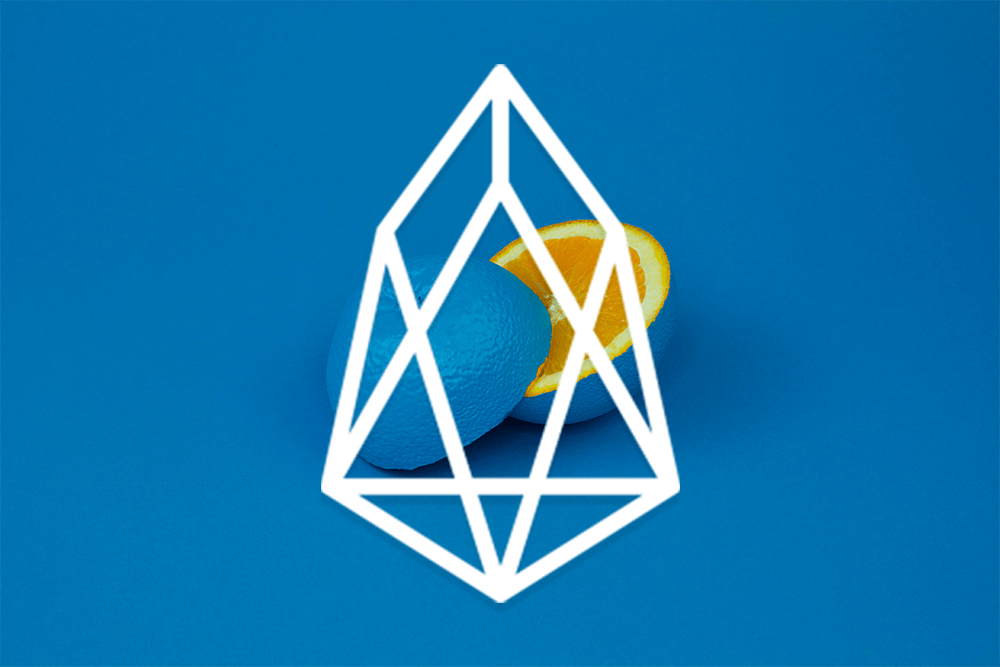 EOS price falls by percent
