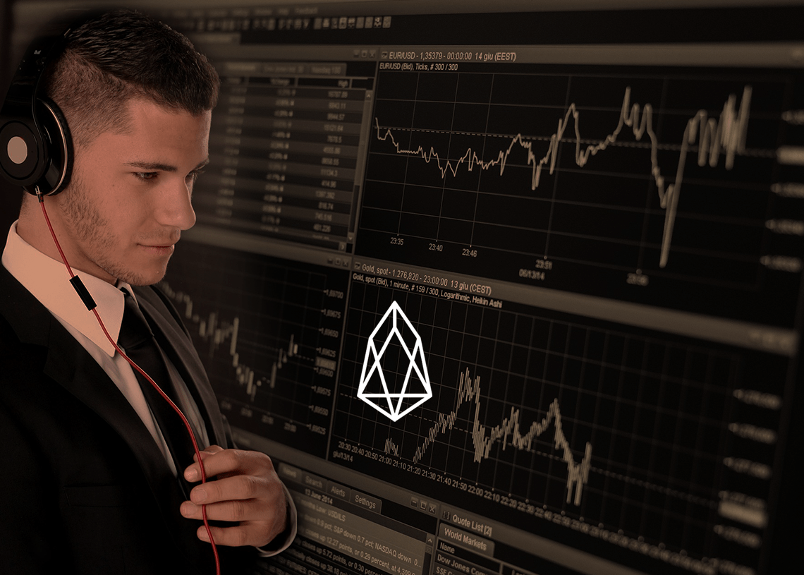 خط سعر EOS يصل