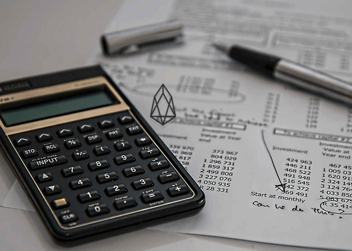 EOS price varies near
