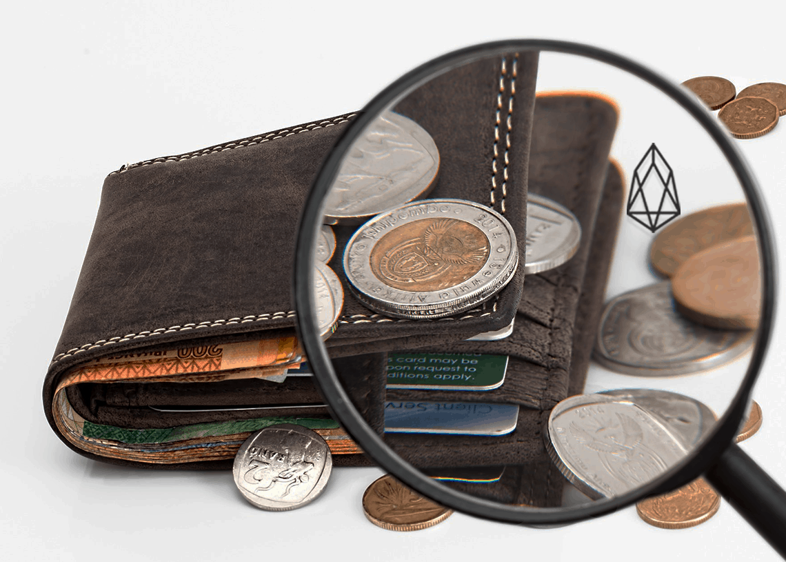 EOS price moves across