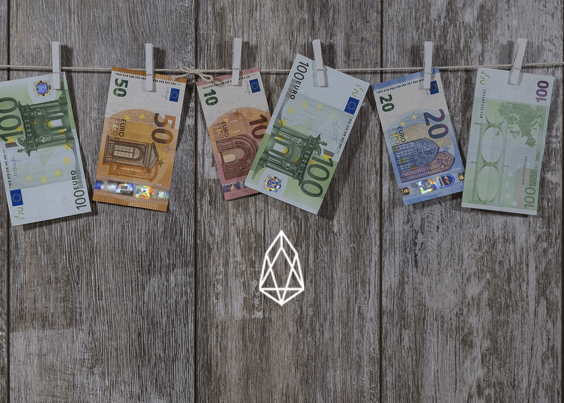 EOS price falls to