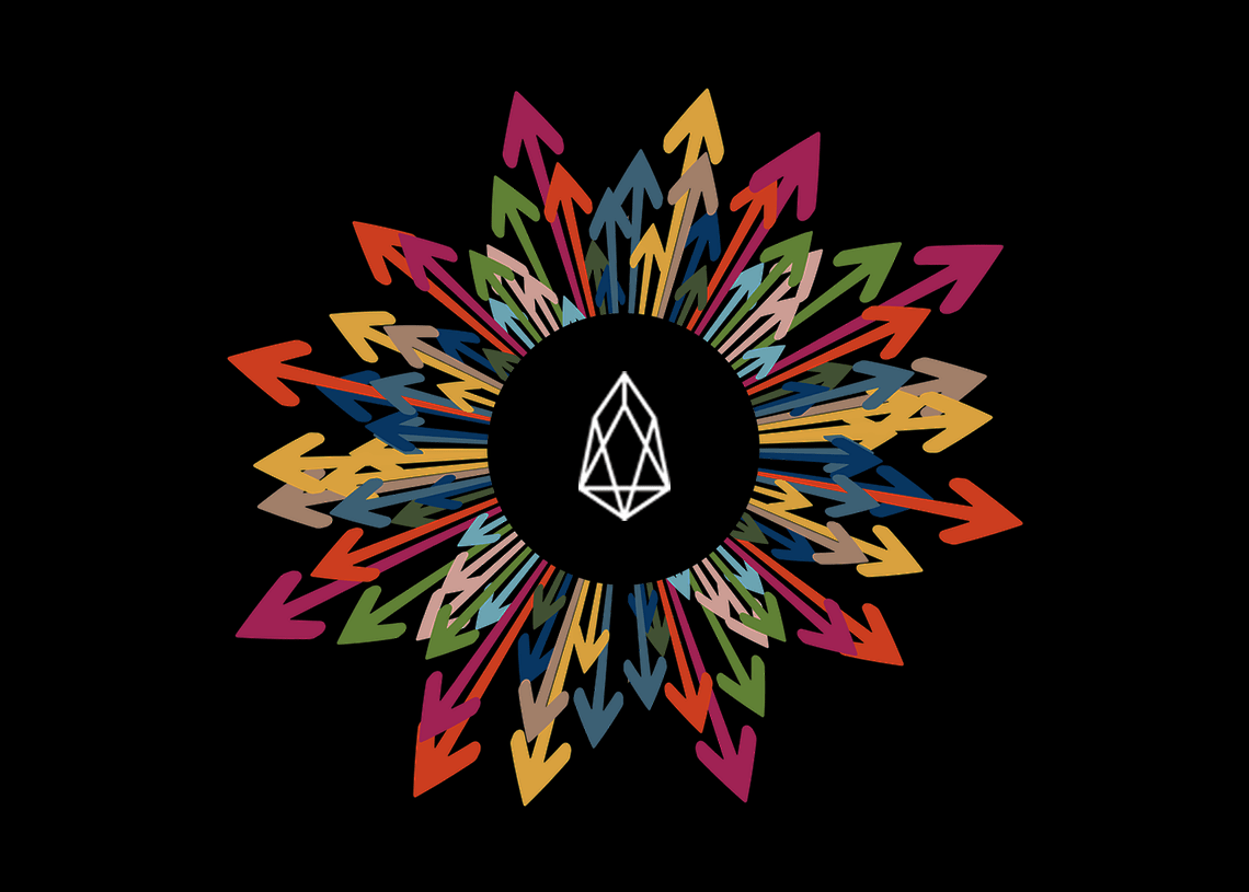 EOS price falls to