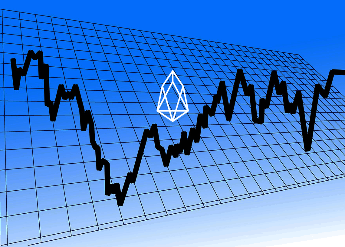 El precio EOS varía cerca de