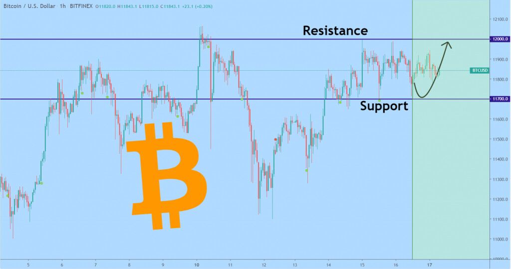 Bitcoin price chart 3 - 16 August