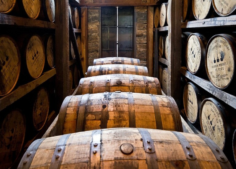 distillery barrels