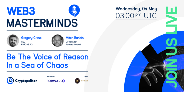 Cryptopolitan kündigt H3RO3S als Gastprojekt für das kommende Web3 Masterminds-Event an