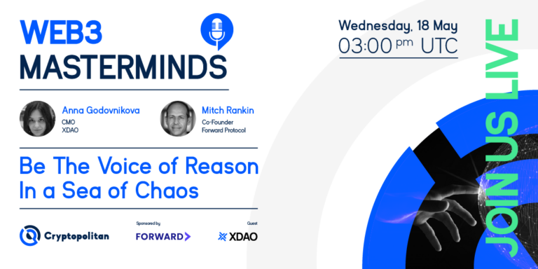 Cryptopolitan announces XDAO as guest project for upcoming Web3 Masterminds event
