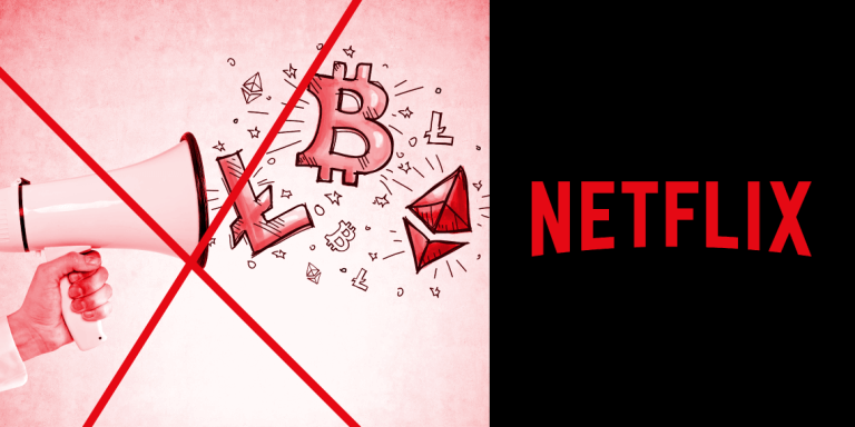 Prohibición de anuncios de criptomonedas en Netflix