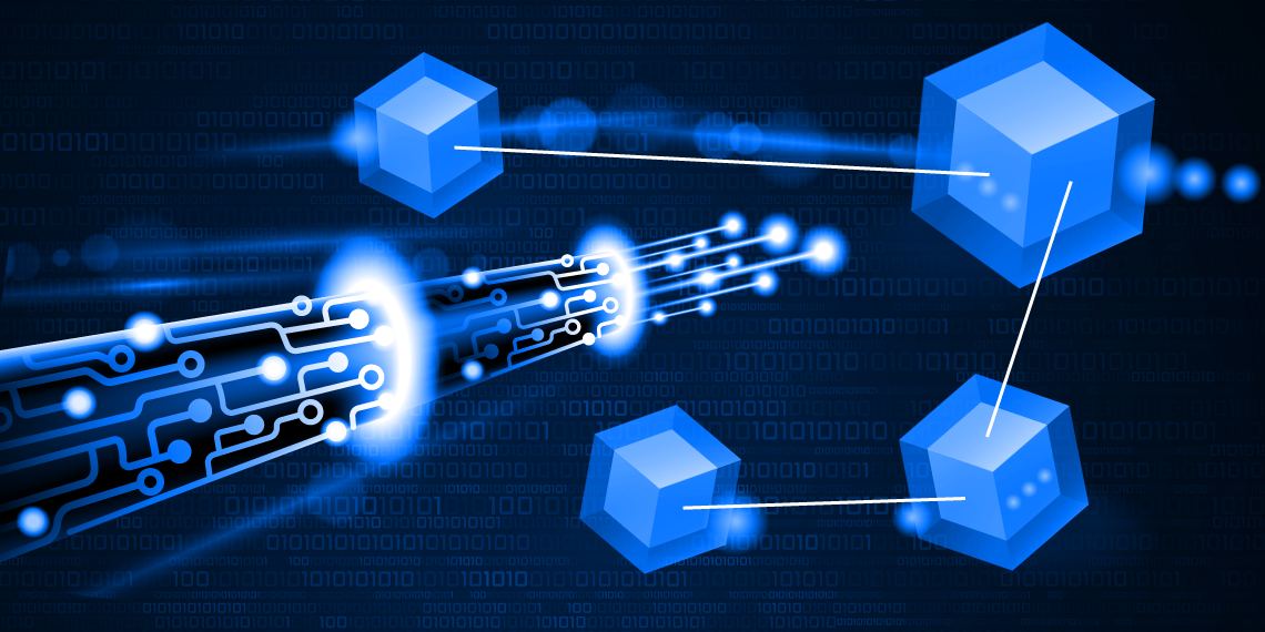 Hochgeschwindigkeitsinternet mit Blockchain
