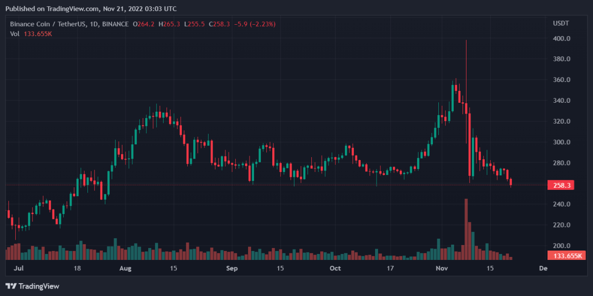BNBUSDT 2022년 11월 21일 08시 03분 17초