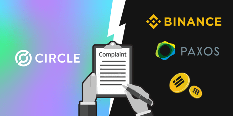 Does Circle regulatory complaint against Binance relate to Paxos