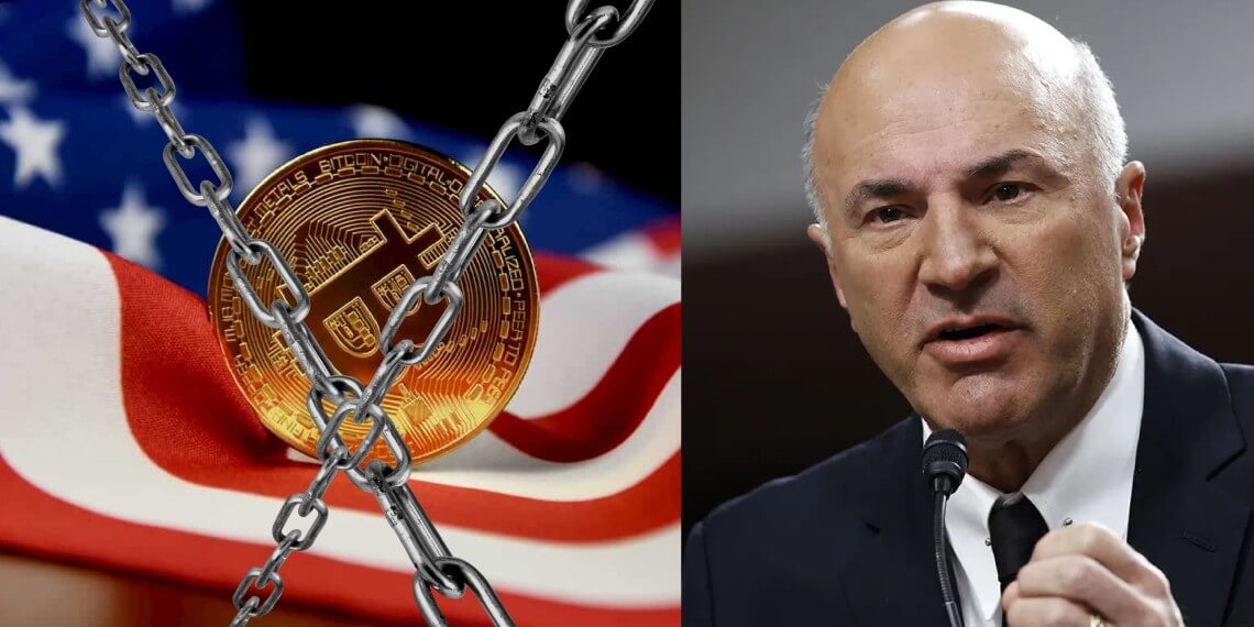 Kevin OLeary discusses crypto crackdown in the US