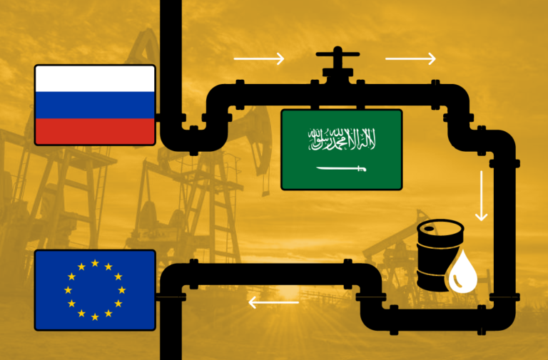 Arabia Saudita está comprando petróleo ruso a niveles récord y blanqueando