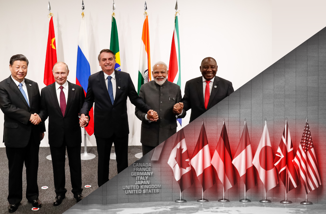 BRICS are projected to pass G7 nations in global economic growth