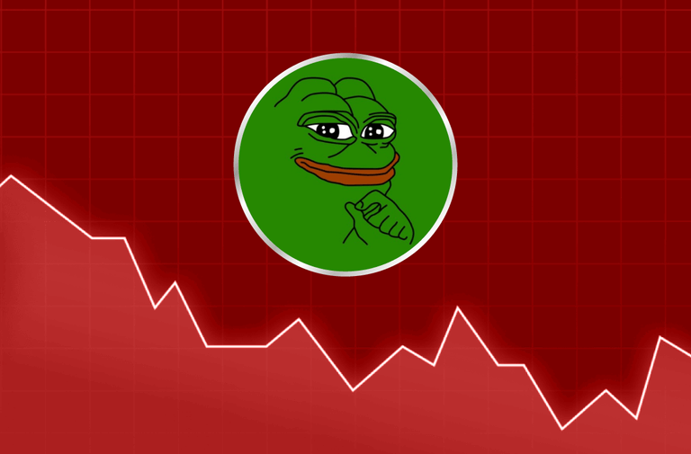 ミームコイン「ペペ」が急落、仮想通貨クジラが巨額損失