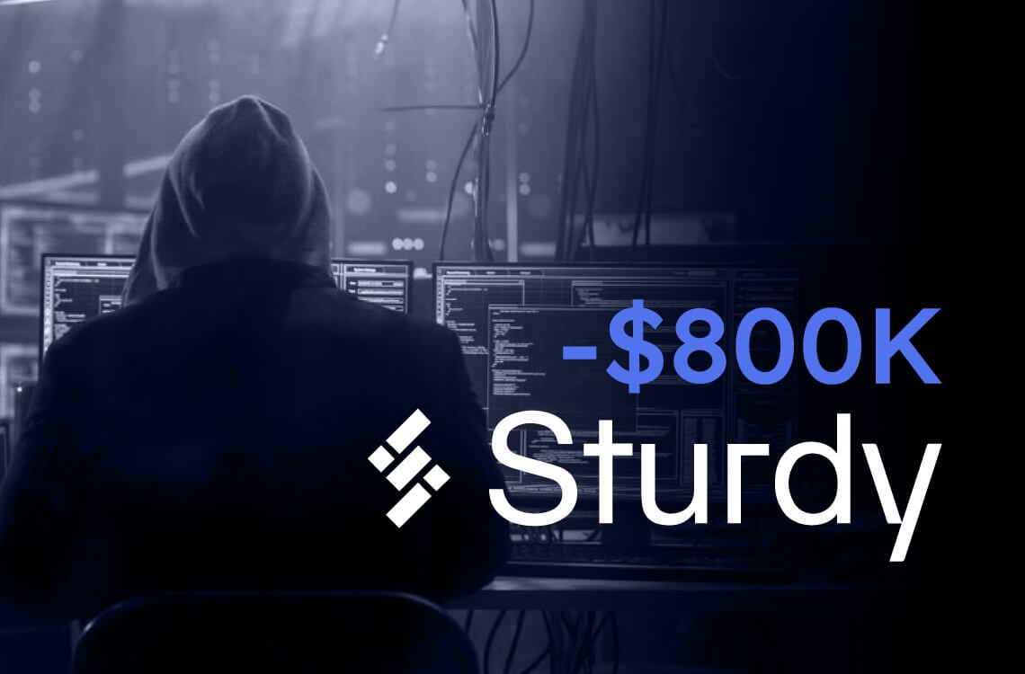 Sturdy Finance DeFi protocol losses $800,000 in exploit as security firms investigate