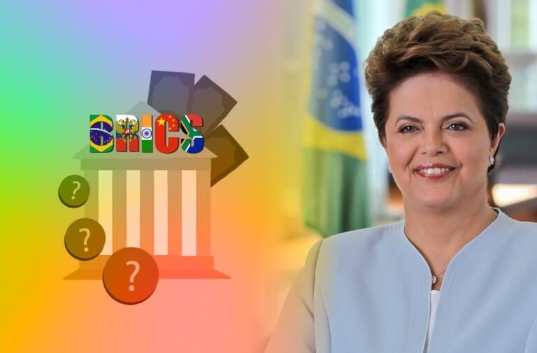 Adent do Banco dos BRICS, Dilma Rousseff, pede a criação de um