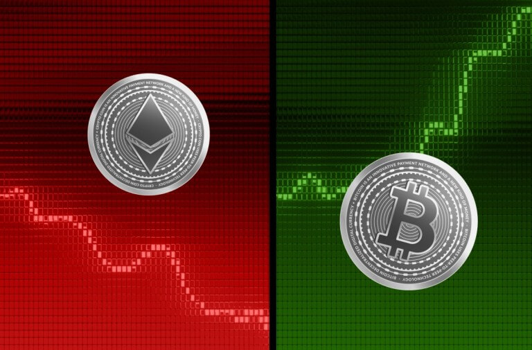 Ethereum fica para trás do Bitcoinenquanto a SEC hesita