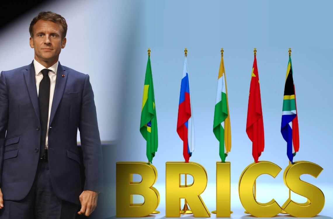 France’s Macron Hopes to Attend BRICS Summit in South Africa, Report