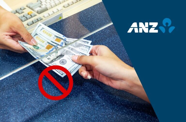 Les agences ANZ ne traitent plus cash au guichet.