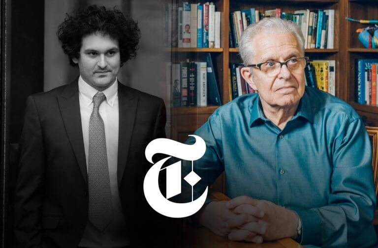 《纽约时报》和哈佛大学教授劳伦斯·特里布对萨姆·班克曼-弗里德案中的禁言令提出质疑