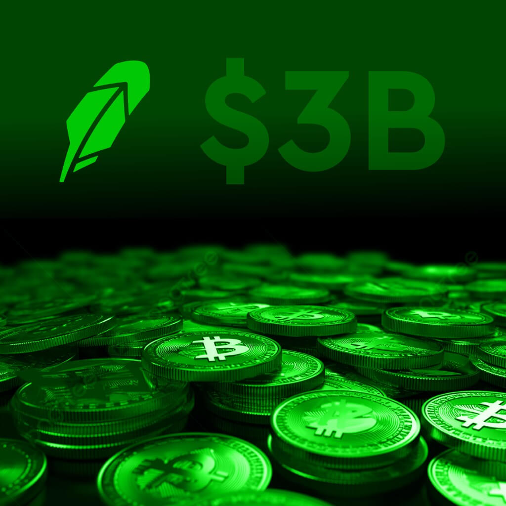 Robinhood wurde als drittgrößter Bitcoin Inhaber mit einem Vermögen von 3 Milliarden US-Dollar enthüllt