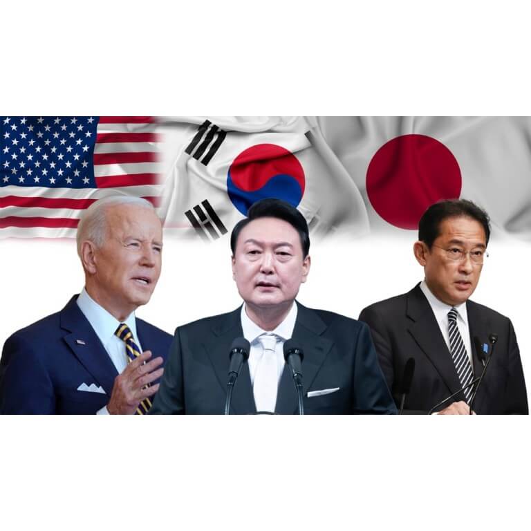 Les États-Unis, la Corée du Sud et le Japon s'allient contre la Chine