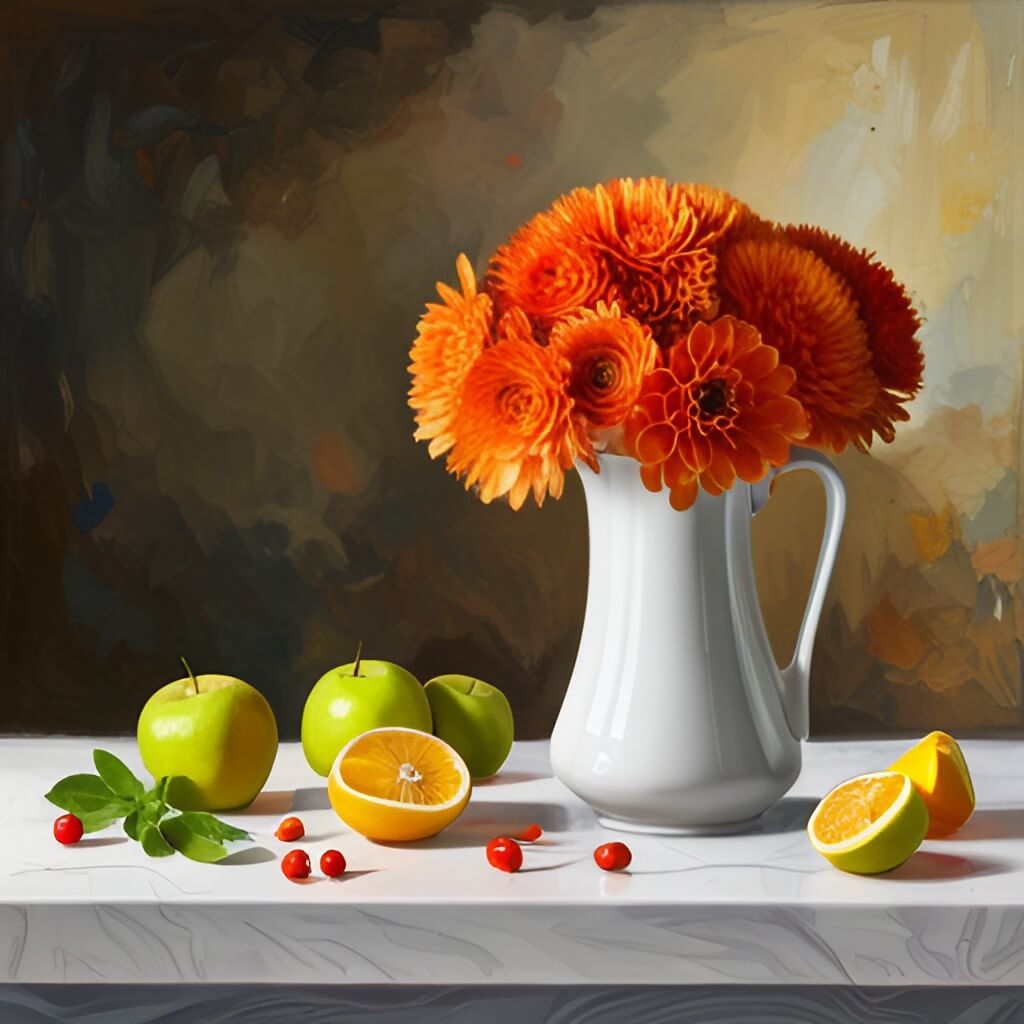 An image showing how self-relevance changes AI generated art
