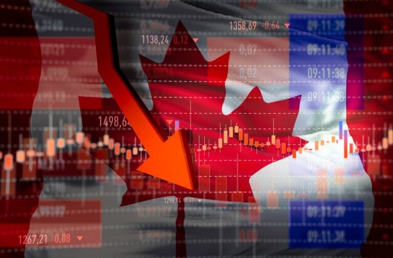 L'economia canadese si sta contraendo, la crisi immobiliare e gli ammortamenti negativi aumentano la pressione
