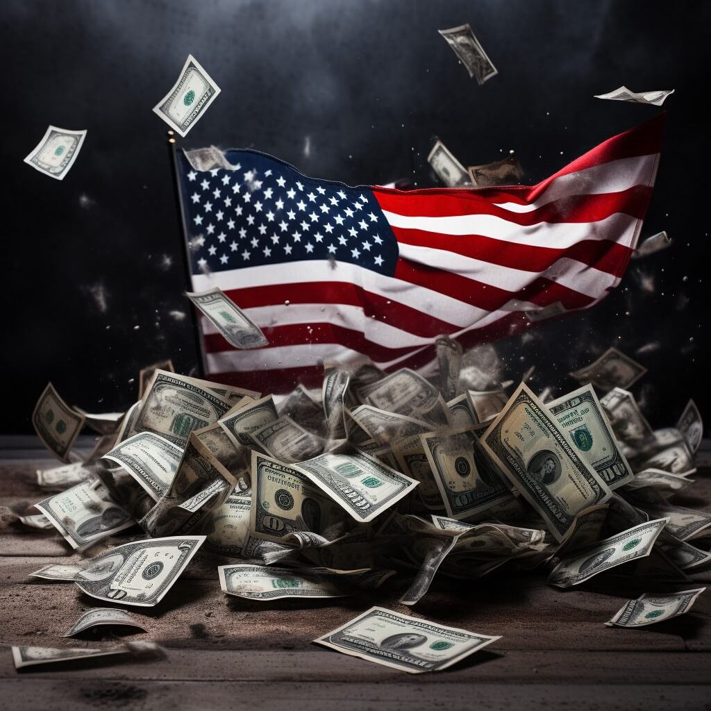 Dívida nacional dos EUA dispara para US$ 33 trilhões, segundo relatório