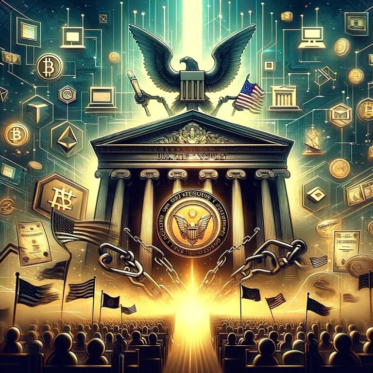 O Departamento do Tesouro dos EUA pressiona por sanções mais abrangentes contra empresas de criptomoedas