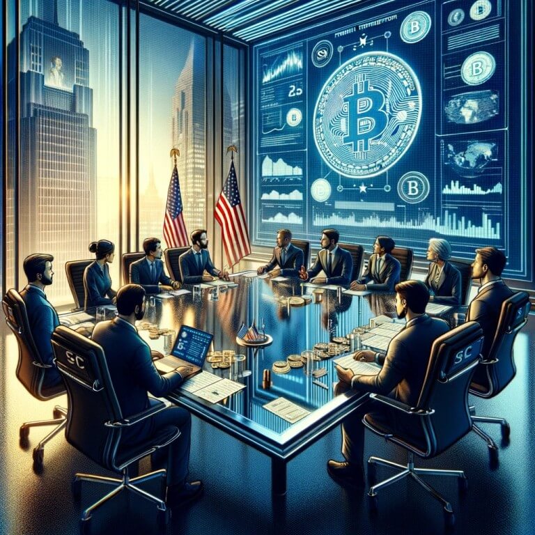 A SEC se reúne com a Franklin Templeton para discutir seu ETF Bitcoin 