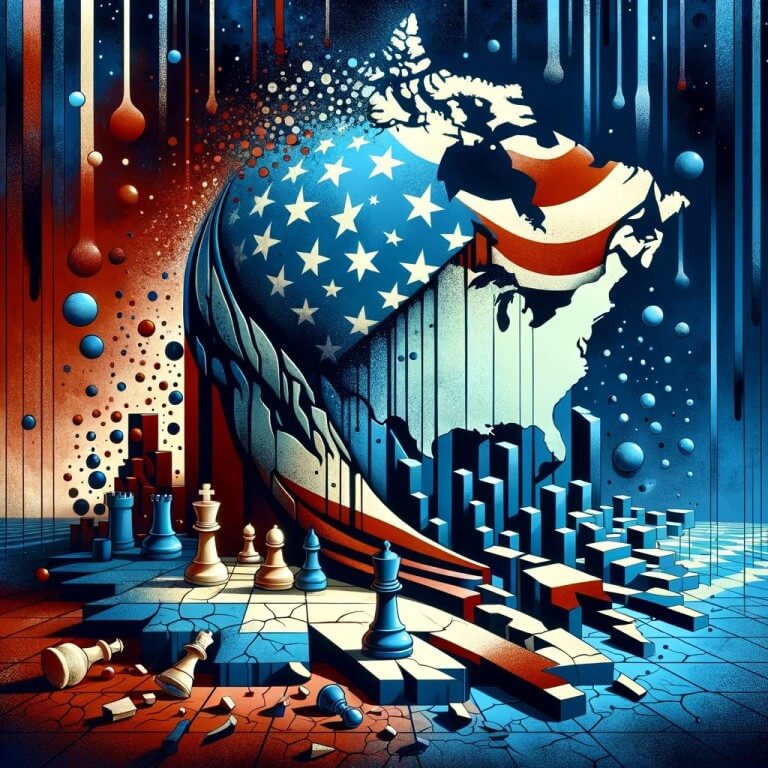 Geopolitical vulnerabilities are going to be America's demise