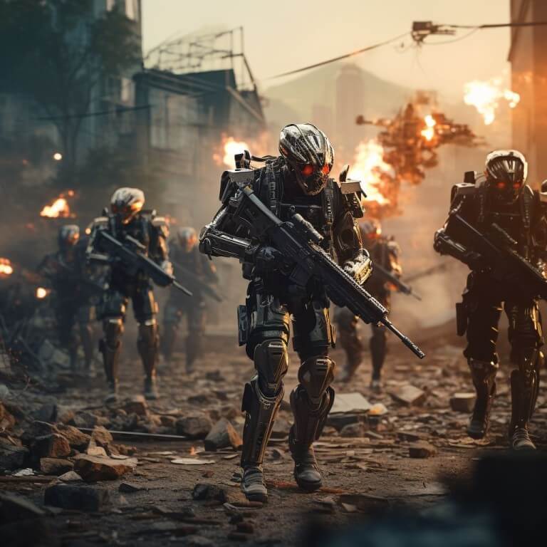 Integração da IA ​​na guerra