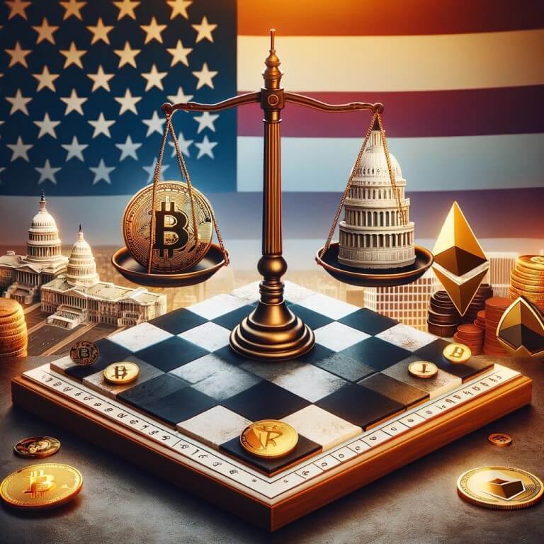 U.S. politicians and crypto market