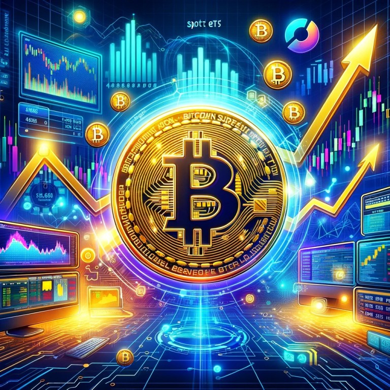 Bitcoin surges back to $46,000 amidst spot ETF frenzy