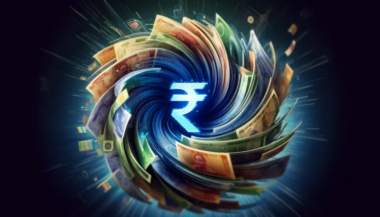 manipulation de la monnaie indienne