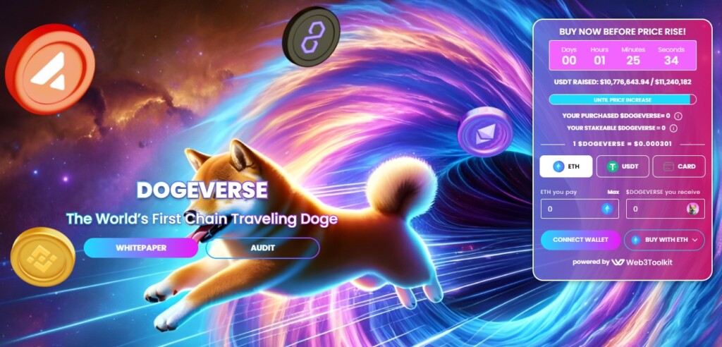 Dogeverse ICO Raises $10M - Next Meme Coin To Explode? - Cryptopolitan
