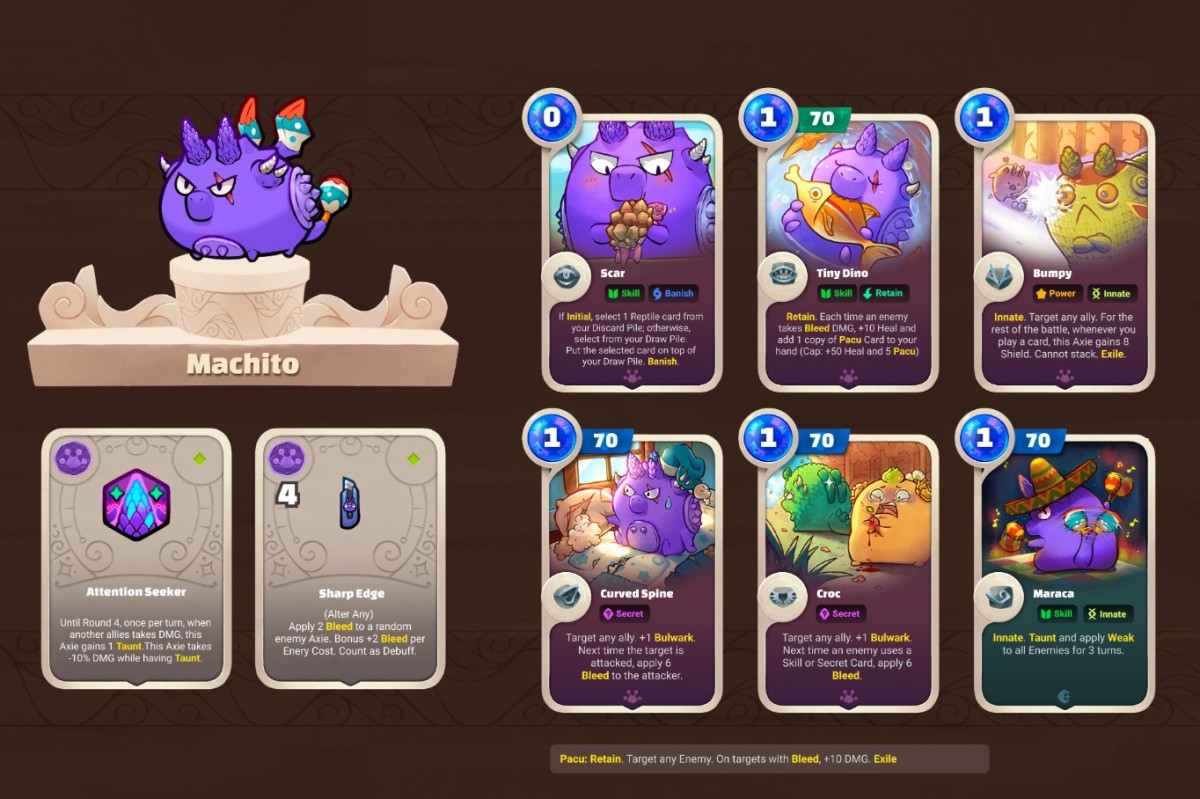 Machito in Axie Infinity Origins
