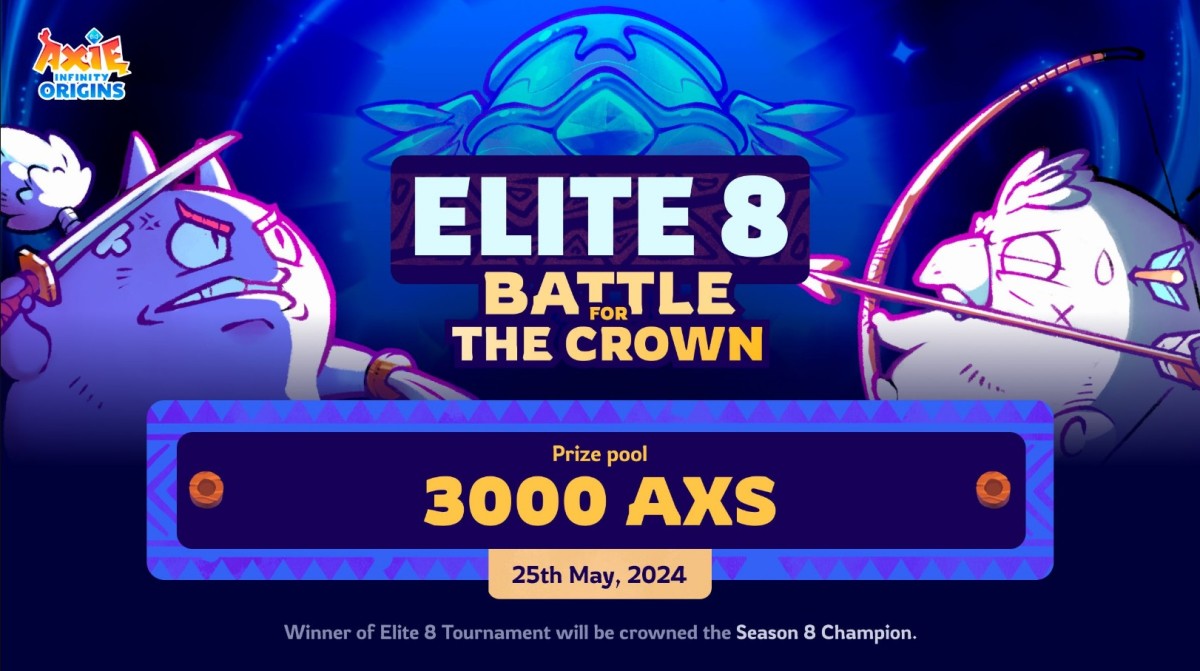 Torneo Axie Infinity Origins Elite 8 (immagine tratta dal suo account ufficiale X)