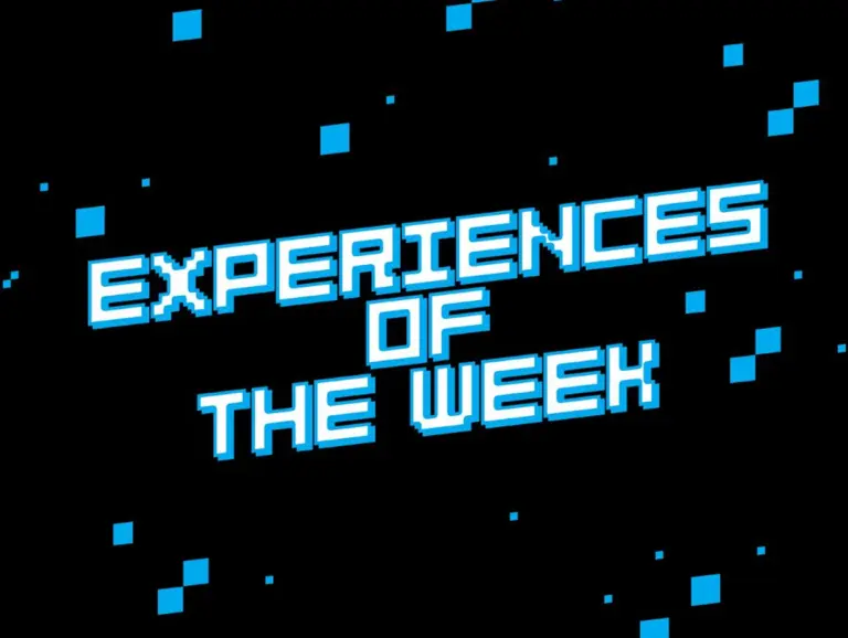 Captura de pantalla de las Experiencias Sandbox de la Semana tomadas de la cuenta oficial de The Sandbox X (anteriormente Twitter).