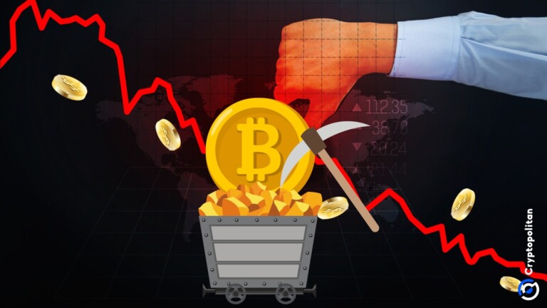 Bitcoin miners hit 2024's lowest revenue month, plunge 70% from March peak